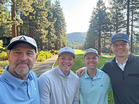 kurt polster hole in one foursome