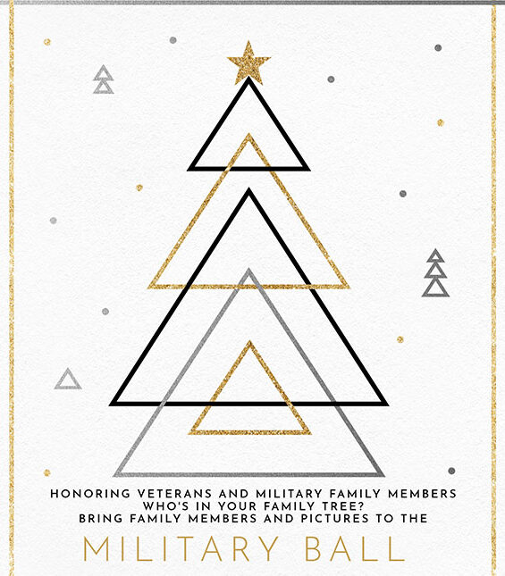 military ball promo poster