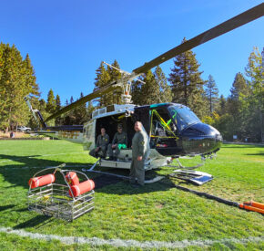 WCSO community picnic raven helicopter