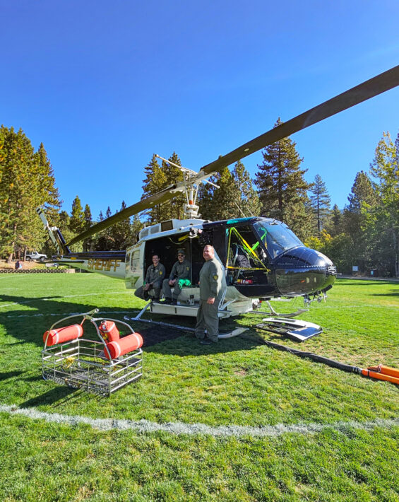 WCSO community picnic raven helicopter