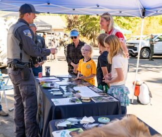 WCSO community picnic booth