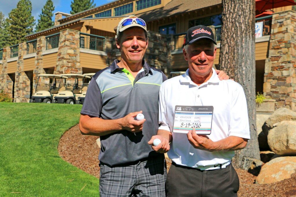 woods brothers aces 2016 with scorecard
